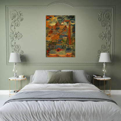 PARIS 1934 - Raoul Dufy Brushed Aluminum Print - 70x100 cm / 28x40 inches | Raoul Dufy Aluminum Print | Raoul Dufy Prints