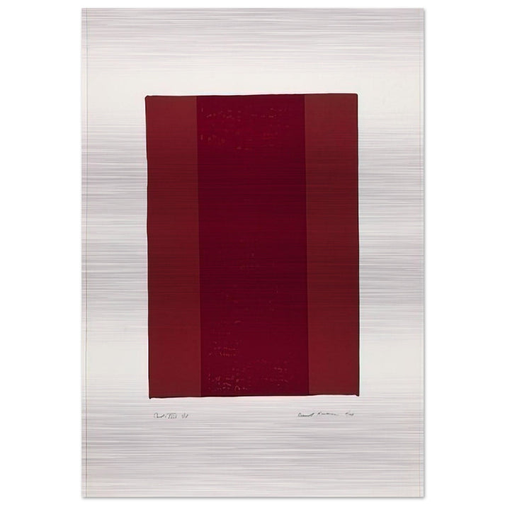 Canto XVIII - Barnett Newman Brushed Aluminum Print - 70x100 cm / 28x40 inches | Barnett Newman Aluminum Print | Barnett Newman Prints