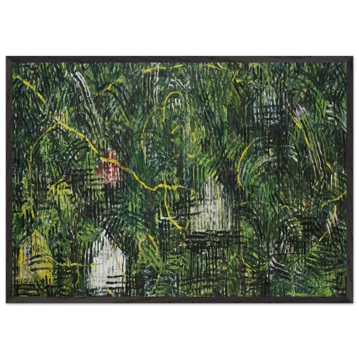 Bee - 1999 - Jennifer Bartlett 70x100 cm / 28x40 inches Framed Art Print – Black Wooden Frame