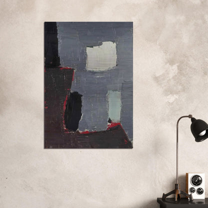 Composition - 1950 - Nicolas de Stael Brushed Aluminum Print - 70x100 cm / 28x40 inches | Nicolas de Stael Aluminum Print | Nicolas de Stael Prints