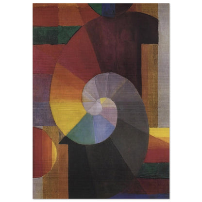 The Meeting - Johannes Itten Brushed Aluminum Print - 70x100 cm / 28x40 inches | Johannes Itten Aluminum Print | Johannes Itten Prints