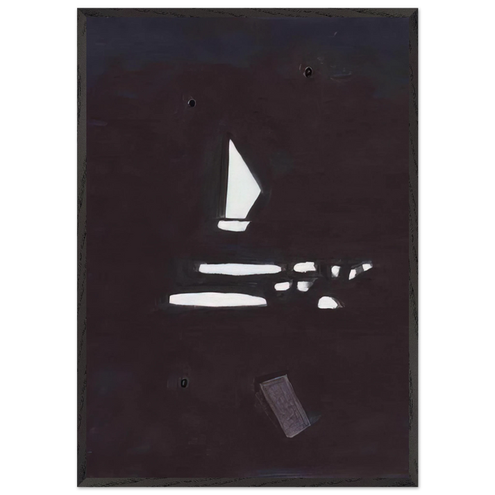 Oskar 5 - 2005 N1 - Ralston Crawford 70x100 cm / 28x40 inches Framed Art Print – Black Wooden Frame