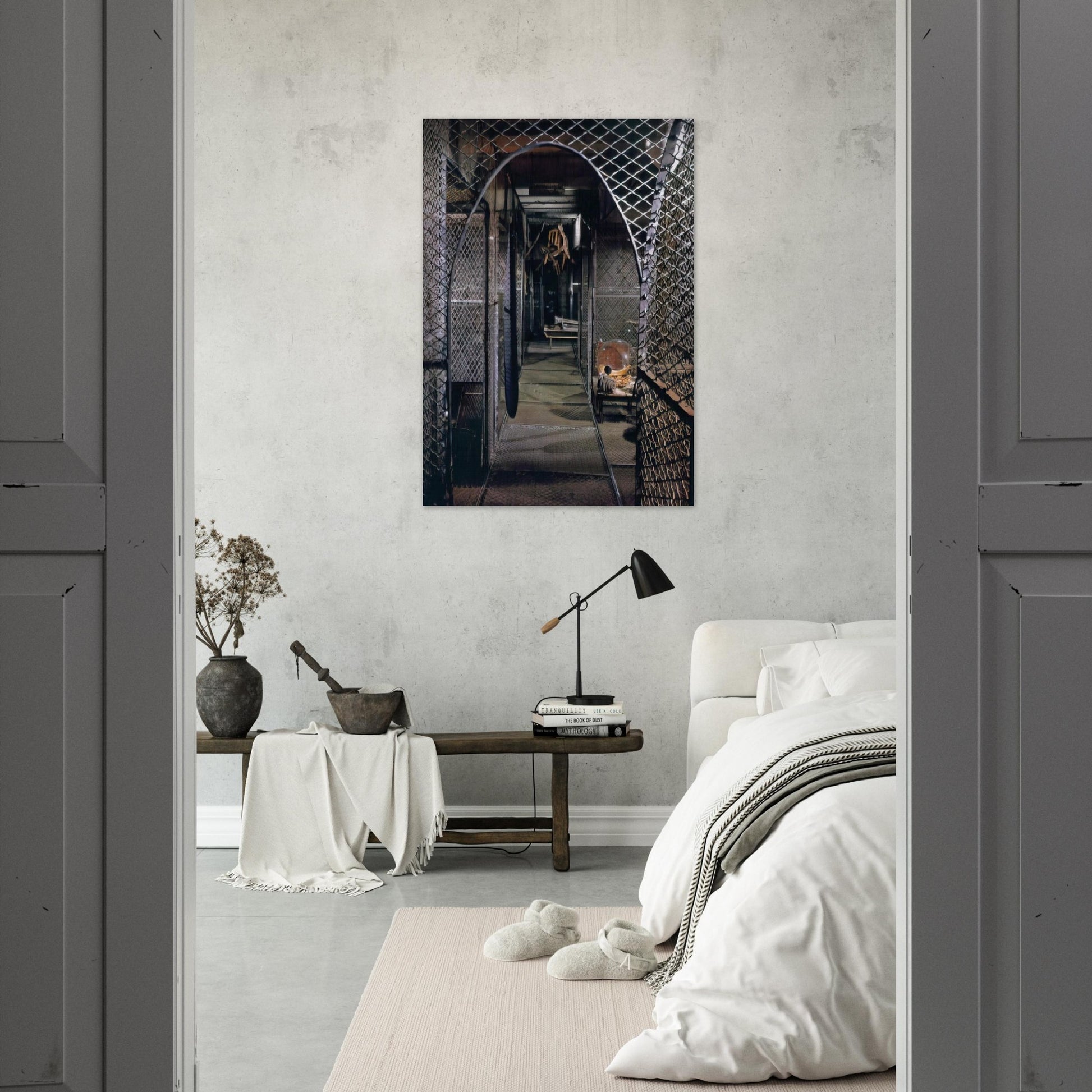 DANGEROUS PASSAGE 1997 - Louise Bourgeois Brushed Aluminum Print - 70x100 cm / 28x40 inches | Louise Bourgeois Aluminum Print | Louise Bourgeois Prints