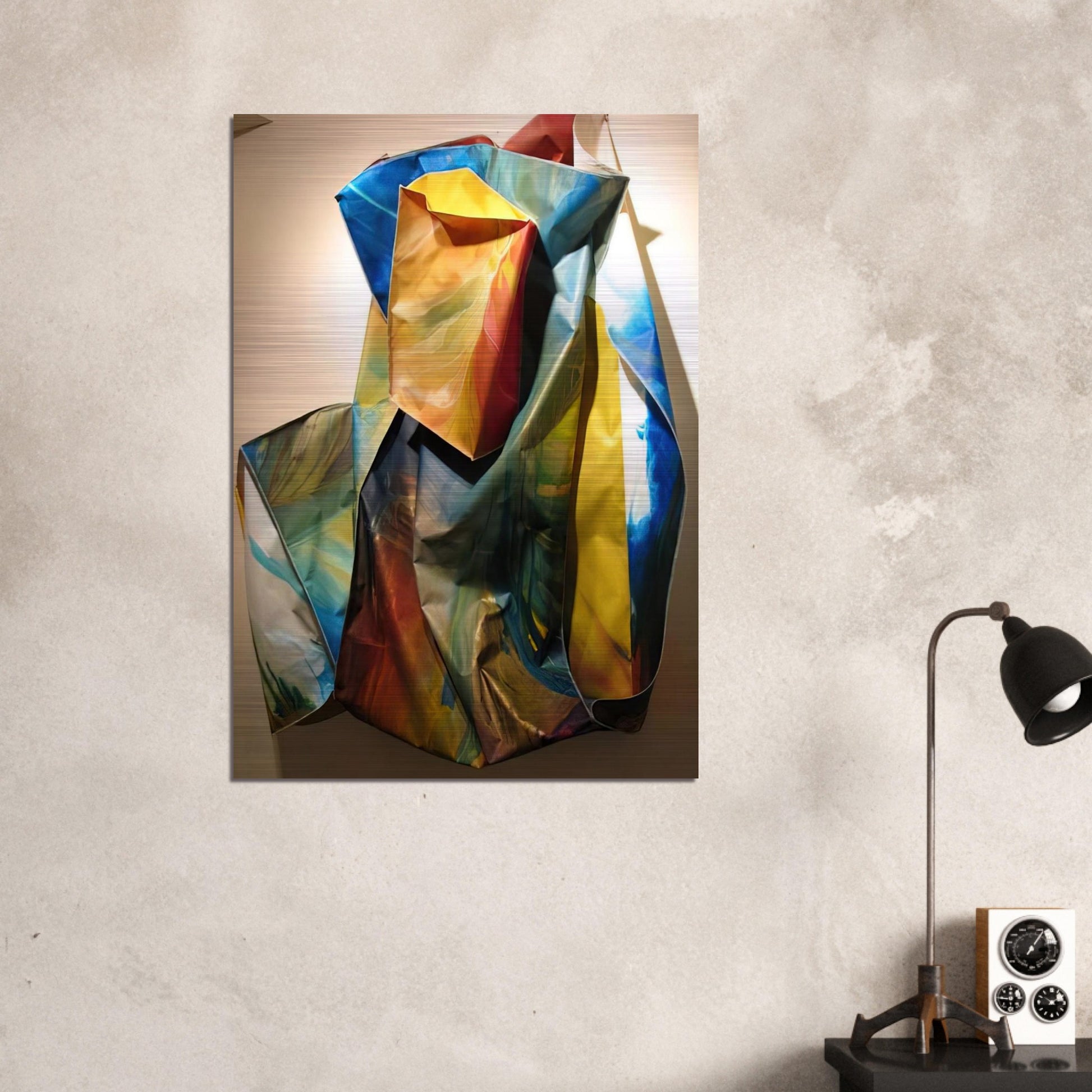 Sac 1 - Sam Gilliam Brushed Aluminum Print - 70x100 cm / 28x40 inches | Sam Gilliam Aluminum Print | Sam Gilliam Prints