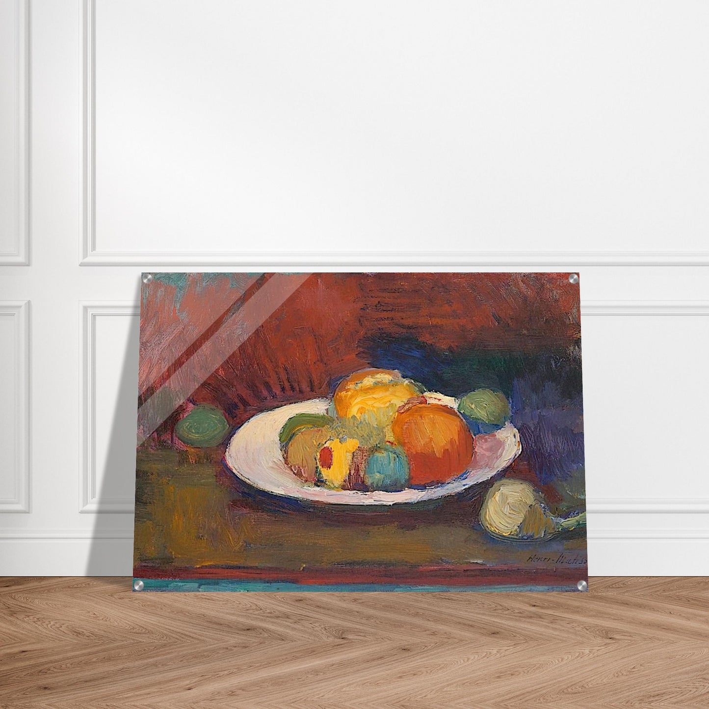 ASSIETTE DE FRUITS FRUIT DISH 1902 - Henri Matisse Acrylic Print - 70x100 cm / 28x40″ inches