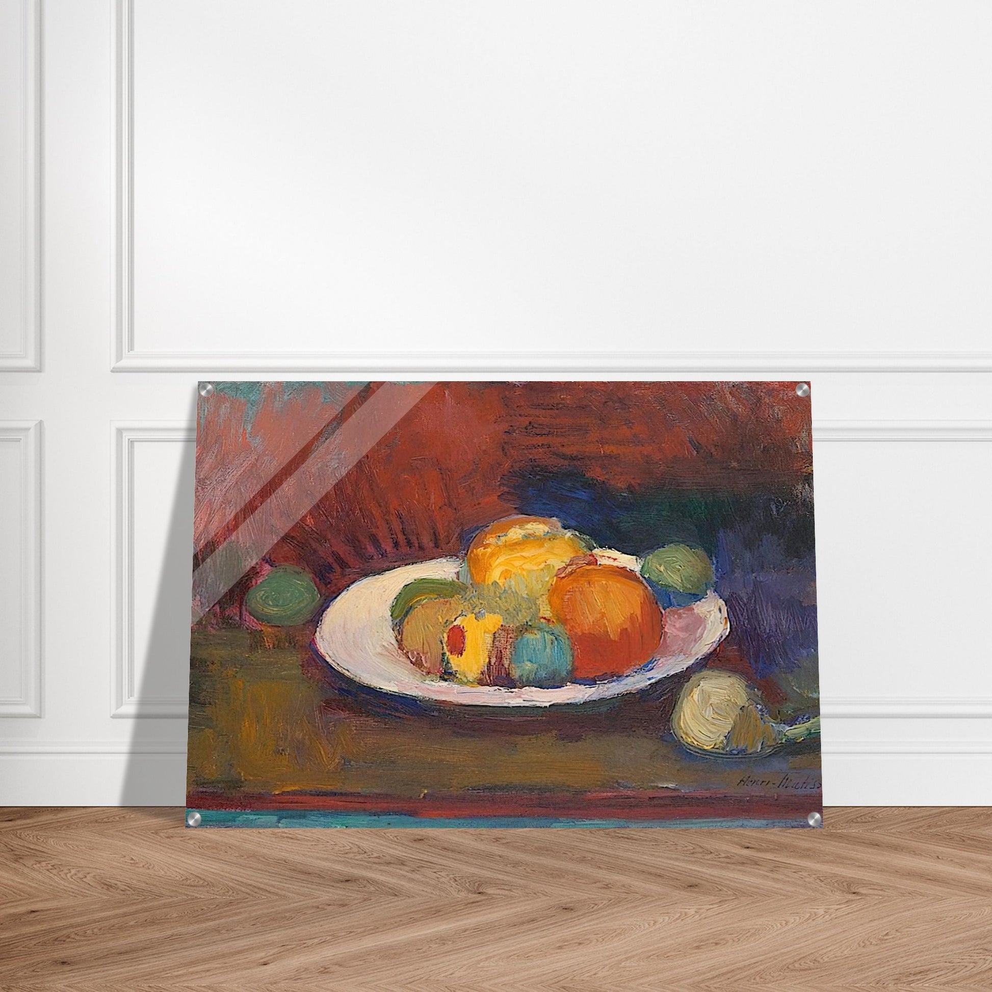 ASSIETTE DE FRUITS FRUIT DISH 1902 - Henri Matisse Acrylic Print - 70x100 cm / 28x40″ inches