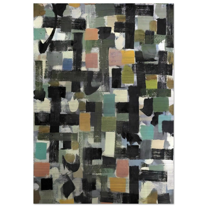 Shapes - 1950 - Bradley Walker Tomlin Brushed Aluminum Print - 70x100 cm / 28x40 inches | Bradley Walker Tomlin Aluminum Print | Bradley Walker Tomlin Prints