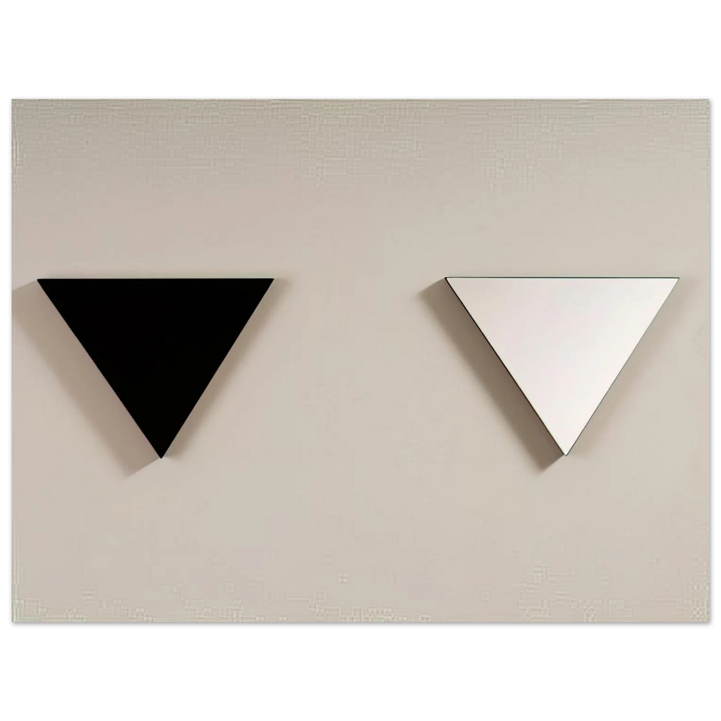 Blinky Palermo - Mirror Object - 1973  75x100 cm / 30x40inches Fine Art Poster