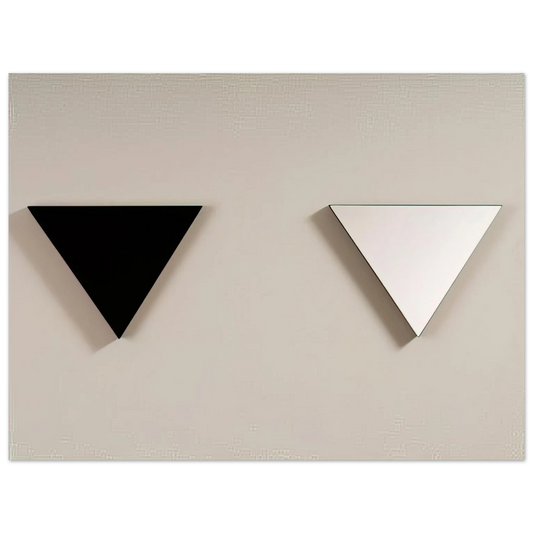 Blinky Palermo - Mirror Object - 1973  75x100 cm / 30x40inches Fine Art Poster