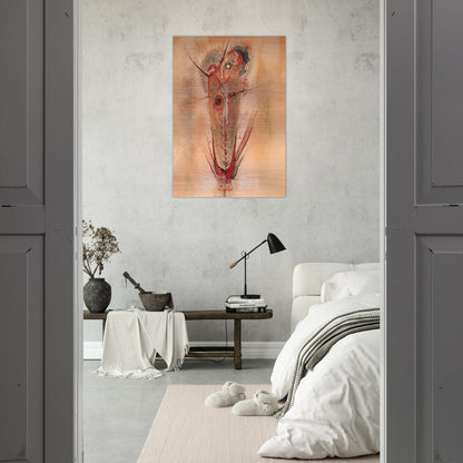 Don Juan - 1944 - Wols Brushed Aluminum Print - 70x100 cm / 28x40 inches | Wols Aluminum Print | Wols Prints