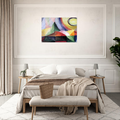 ELECTRIC PRISMS - Sonia Delaunay Acrylic Print - 70x100 cm / 28x40″ inches