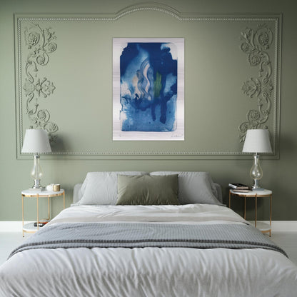 Reflections V - 1995 - Helen Frankenthaler Brushed Aluminum Print - 70x100 cm / 28x40 inches | Helen Frankenthaler Aluminum Print | Helen Frankenthaler Prints