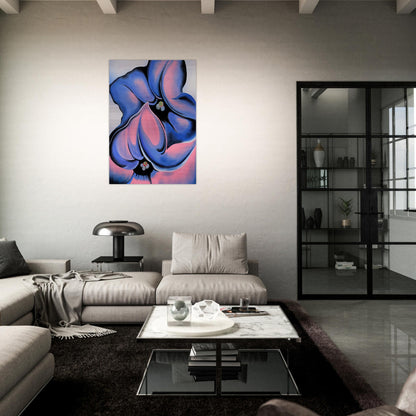 Purple Petunia - Georgia O'Keeffe Brushed Aluminum Print - 70x100 cm / 28x40 inches | Georgia O'Keeffe Aluminum Print | Georgia O'Keeffe Prints