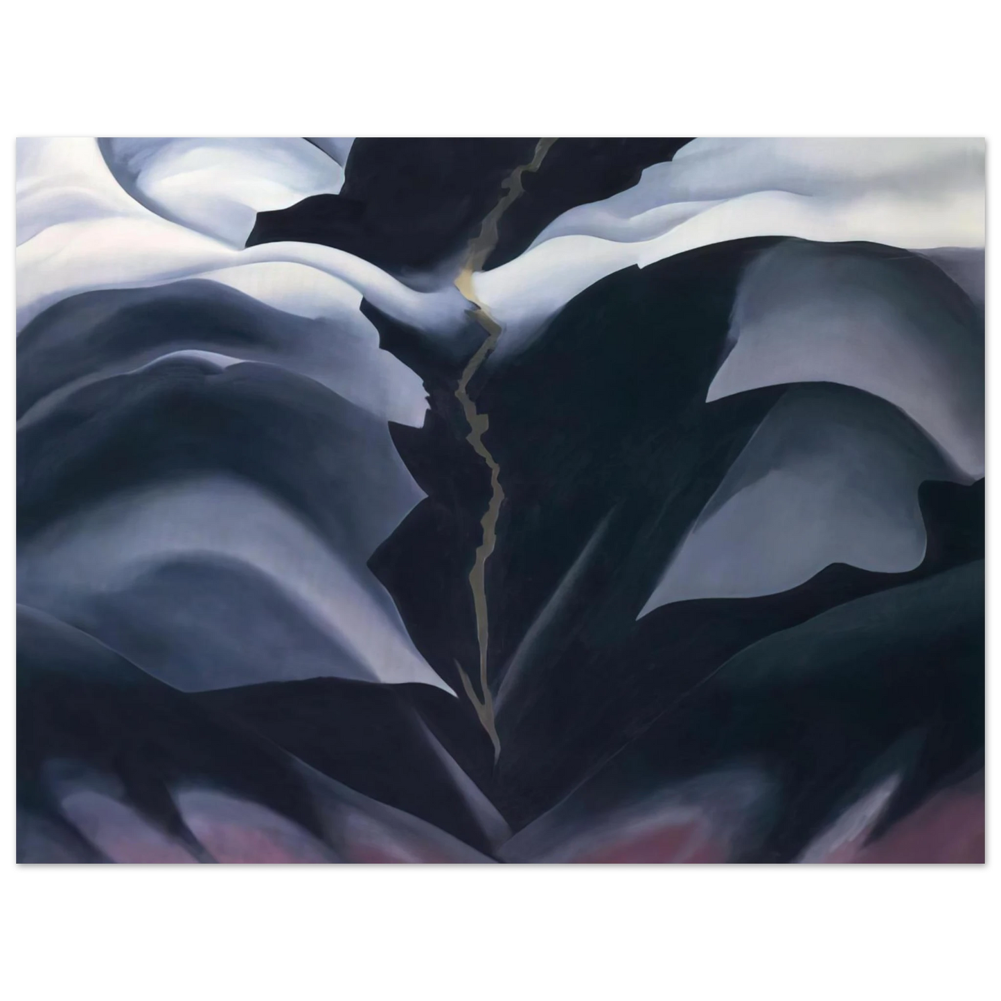 Georgia O'Keeffe - Black Place II Fine Art Poster