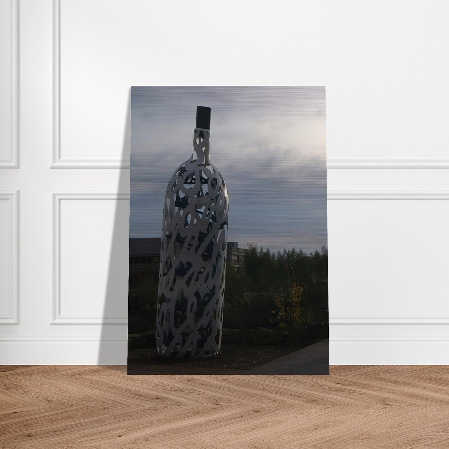 THE BOTTLE OF NOTES 1993 - Claes Oldenburg Brushed Aluminum Print - 70x100 cm / 28x40 inches | Claes Oldenburg Aluminum Print | Claes Oldenburg Prints