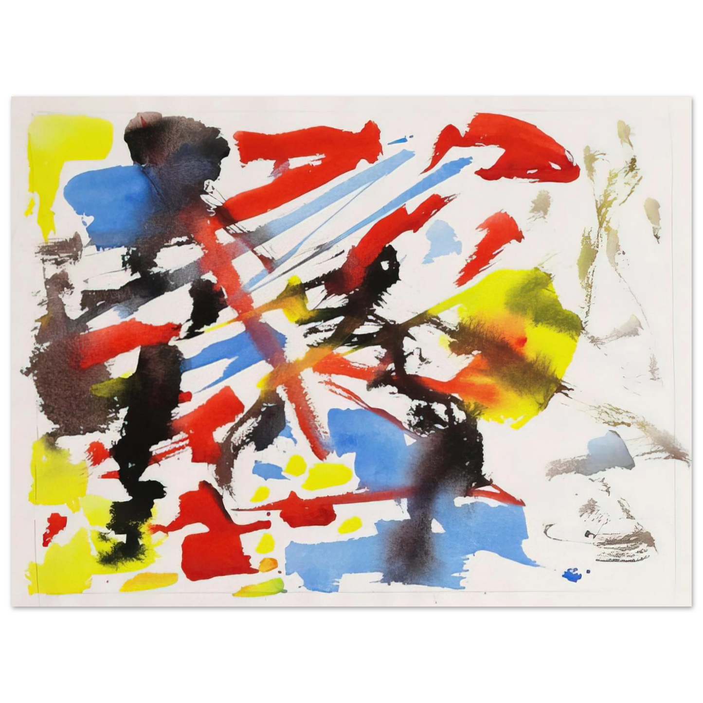 Ernst Wilhelm Nay - Farbspiele - 1952  75x100 cm / 30x40inches Fine Art Poster
