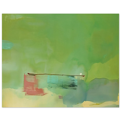 Helen Frankenthaler - Springscape - 1975 Wall art - A2 (42 x 59.4  cm) - Fine Art Poster-canvas - -