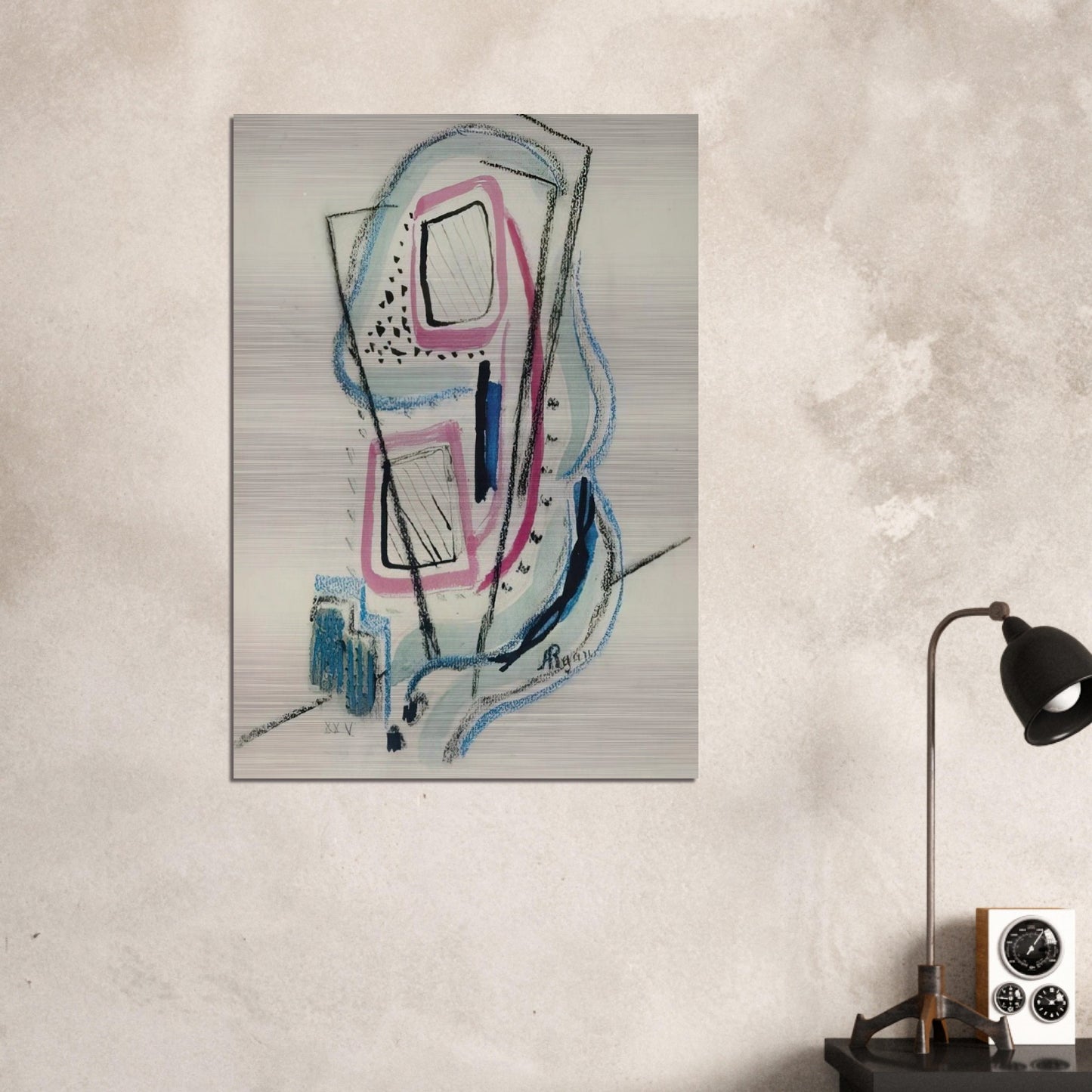 XXV - 1940 - Anne Ryan Brushed Aluminum Print - 70x100 cm / 28x40 inches | Anne Ryan Aluminum Print | Anne Ryan Prints