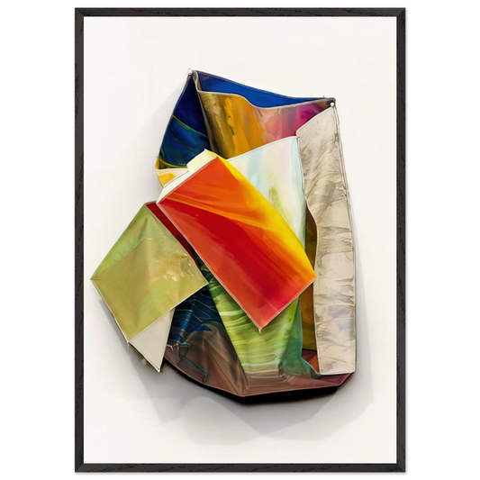 Sac 2 - Sam Gilliam 70x100 cm / 28x40 inches Framed Art Print – Black Wooden Frame