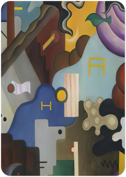 Composizione futurista - Abstract Art, Dada By Julius Evola Pack of 10 Post Cards | Julius Evola Post Cards | A6 (10.5 x 14.8 cm) - 4.1 x 5.8 inches