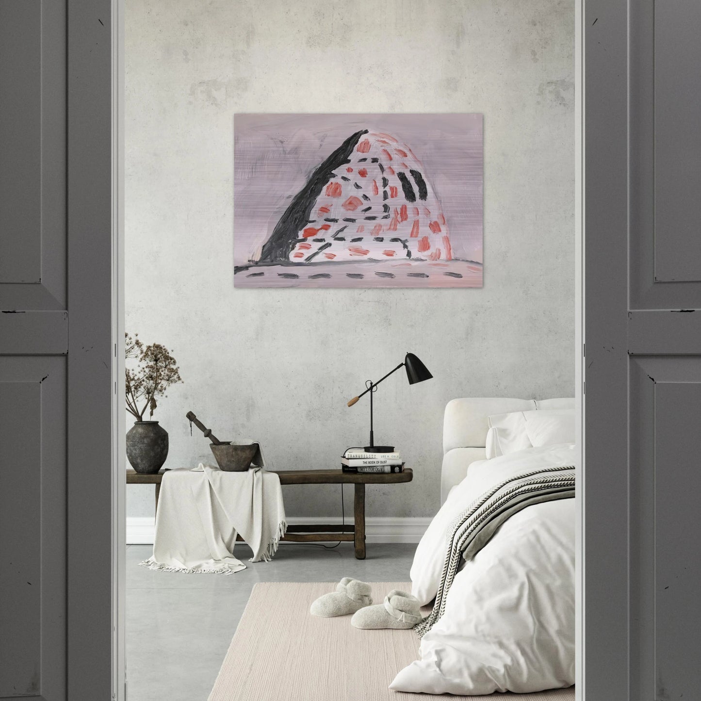 UNTITLED 2 - Philip Guston Brushed Aluminum Print - 70x100 cm / 28x40 inches | Philip Guston Aluminum Print | Philip Guston Prints