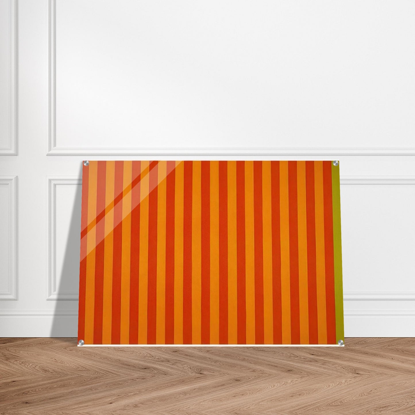 EdgesSolar Beat - 1962 - Gene Davis Acrylic Print - 70x100 cm / 28x40″ inches