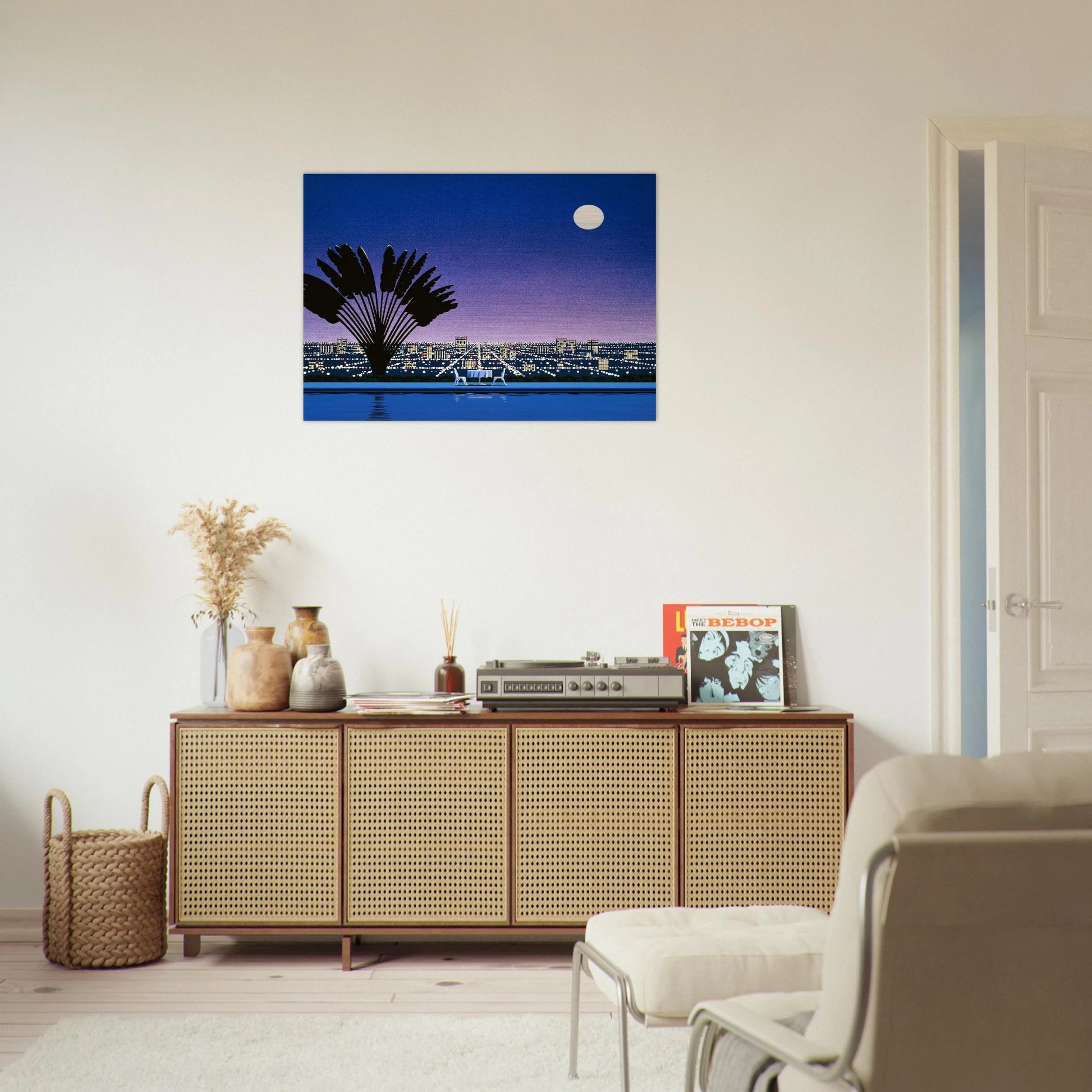 Onra - Nobody Has To Know - Hiroshi Nagai Brushed Aluminum Print - 70x100 cm / 28x40 inches | Hiroshi Nagai Aluminum Print | Hiroshi Nagai Prints