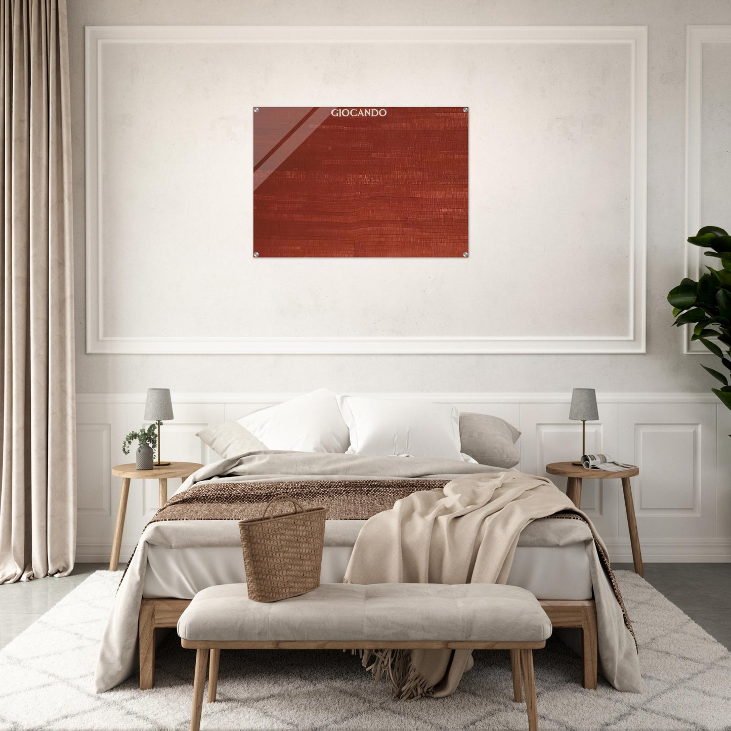 GIOCANDO - Alighiero Boetti Acrylic Print - 70x100 cm / 28x40″ inches | Alighiero Boetti Wall Art | Alighiero Boetti Prints