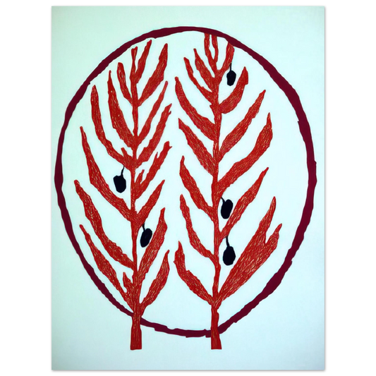 Louise Bourgeois - THE OLIVE BRANCH 2004  75x100 cm / 30x40inches Fine Art Poster