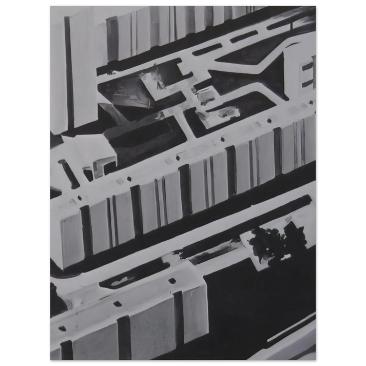 Gerhard Richter - TOWNSCAPE SL 1969 0  75x100 cm / 30x40inches Fine Art Poster