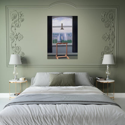 WHERE EUCLIDE WALKED 1955 - Rene Magritte Brushed Aluminum Print - 70x100 cm / 28x40 inches | Rene Magritte Aluminum Print | Rene Magritte Prints