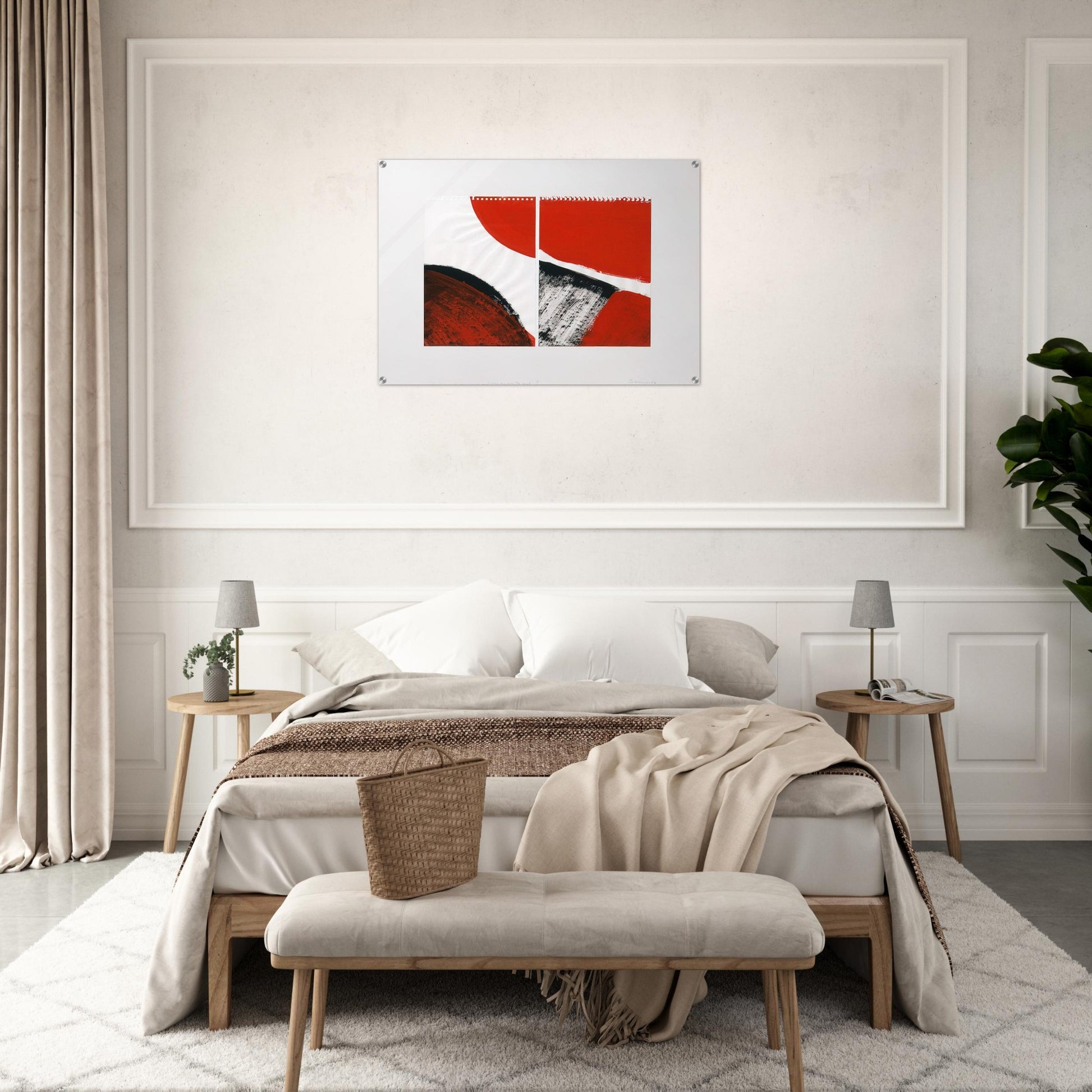 Who knows the beginning and who knows the end II - 1976 - Blinky Palermo Acrylic Print - 70x100 cm / 28x40″ inches