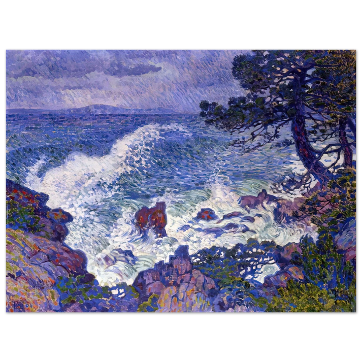 Theo van Rysselberghe - EAST WIND 1904  75x100 cm / 30x40inches Fine Art Poster
