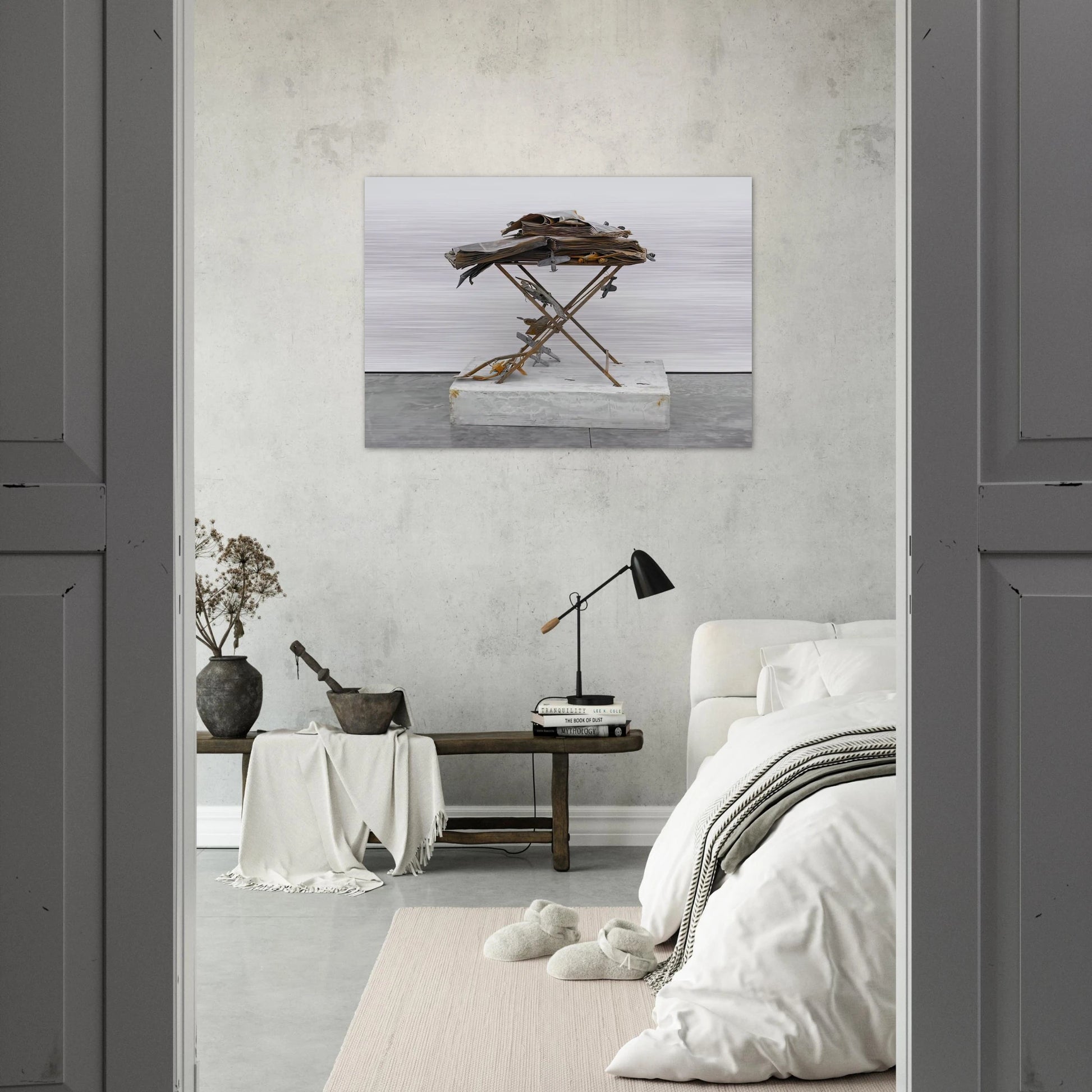 DAT ROSA MIEL APIBUS 2009 - Anselm Kiefer Brushed Aluminum Print - 70x100 cm / 28x40 inches | Anselm Kiefer Aluminum Print | Anselm Kiefer Prints