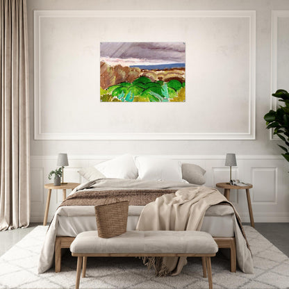 CAGNES LANDSCAPE IN STORMY WEATHER 1917 - Henri Matisse Acrylic Print - 70x100 cm / 28x40″ inches