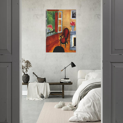 INTERIOR 1940 - Henri Matisse Brushed Aluminum Print - 70x100 cm / 28x40 inches | Henri Matisse Aluminum Print | Henri Matisse Prints
