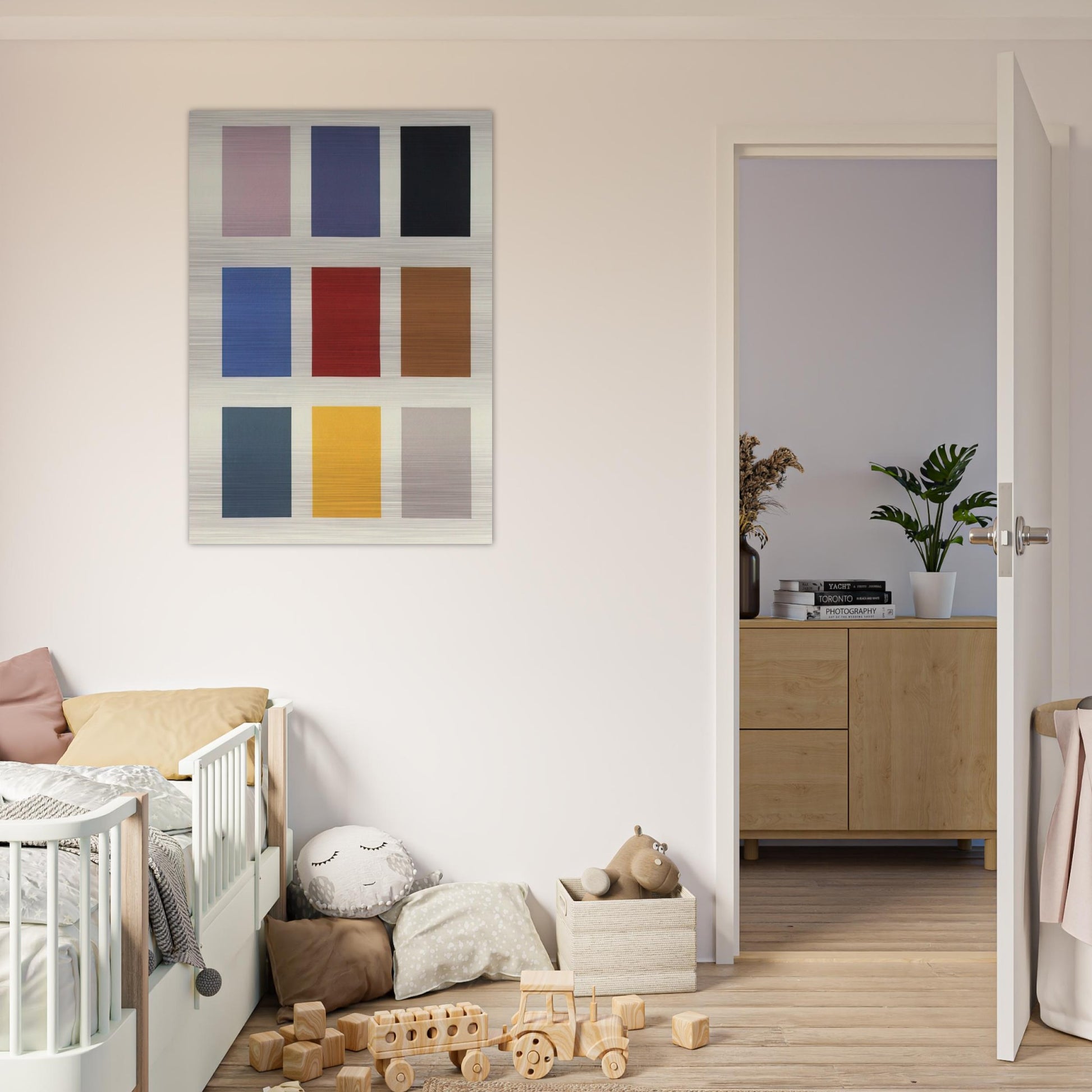 COLOR CHART NO 139 1 1966 - Gerhard Richter Brushed Aluminum Print - 70x100 cm / 28x40 inches | Gerhard Richter Aluminum Print | Gerhard Richter Prints