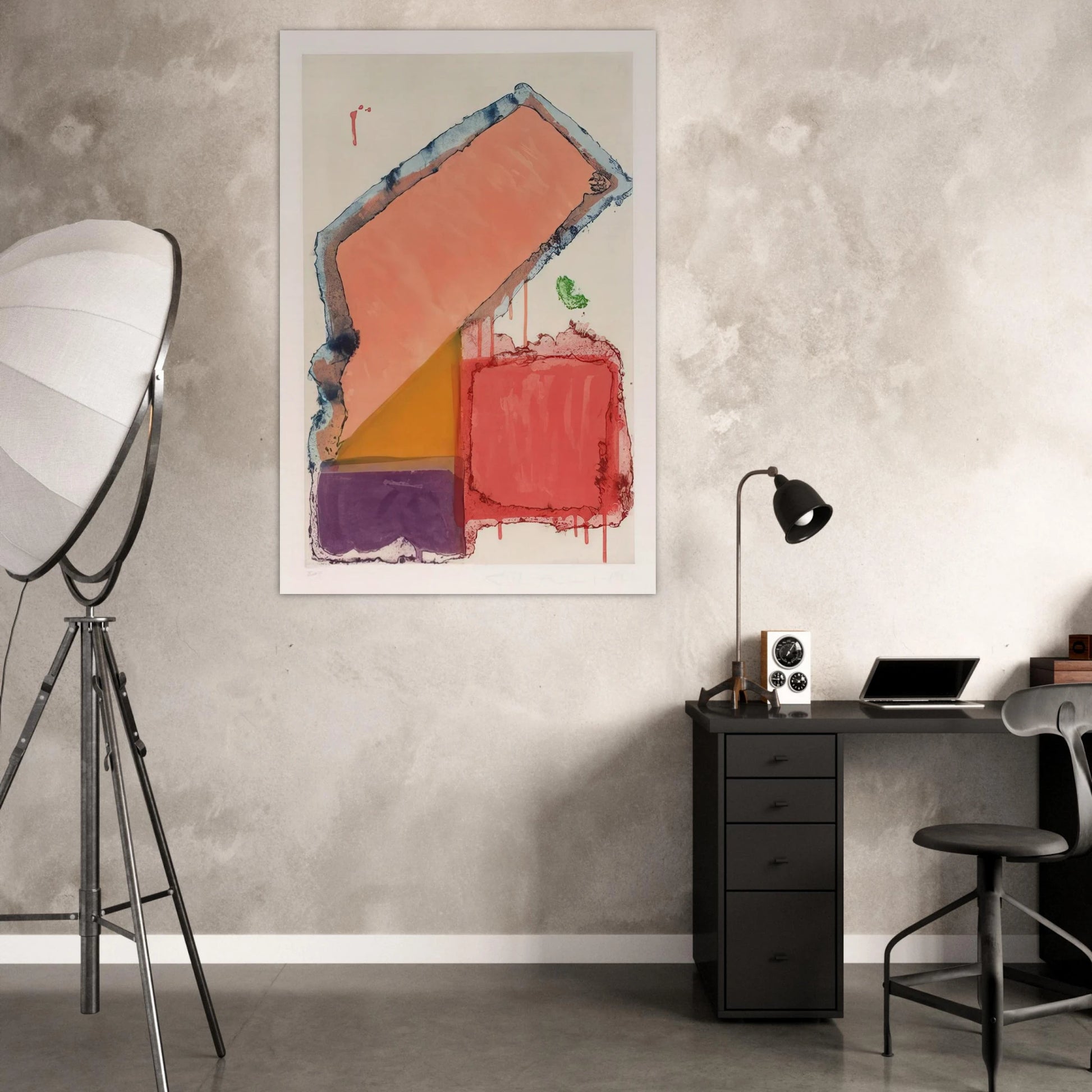 Anking - 1979 - John Hoyland Art Prints - 100x150 cm / 40x60″ inches | John Hoyland Poster | John Hoyland Prints