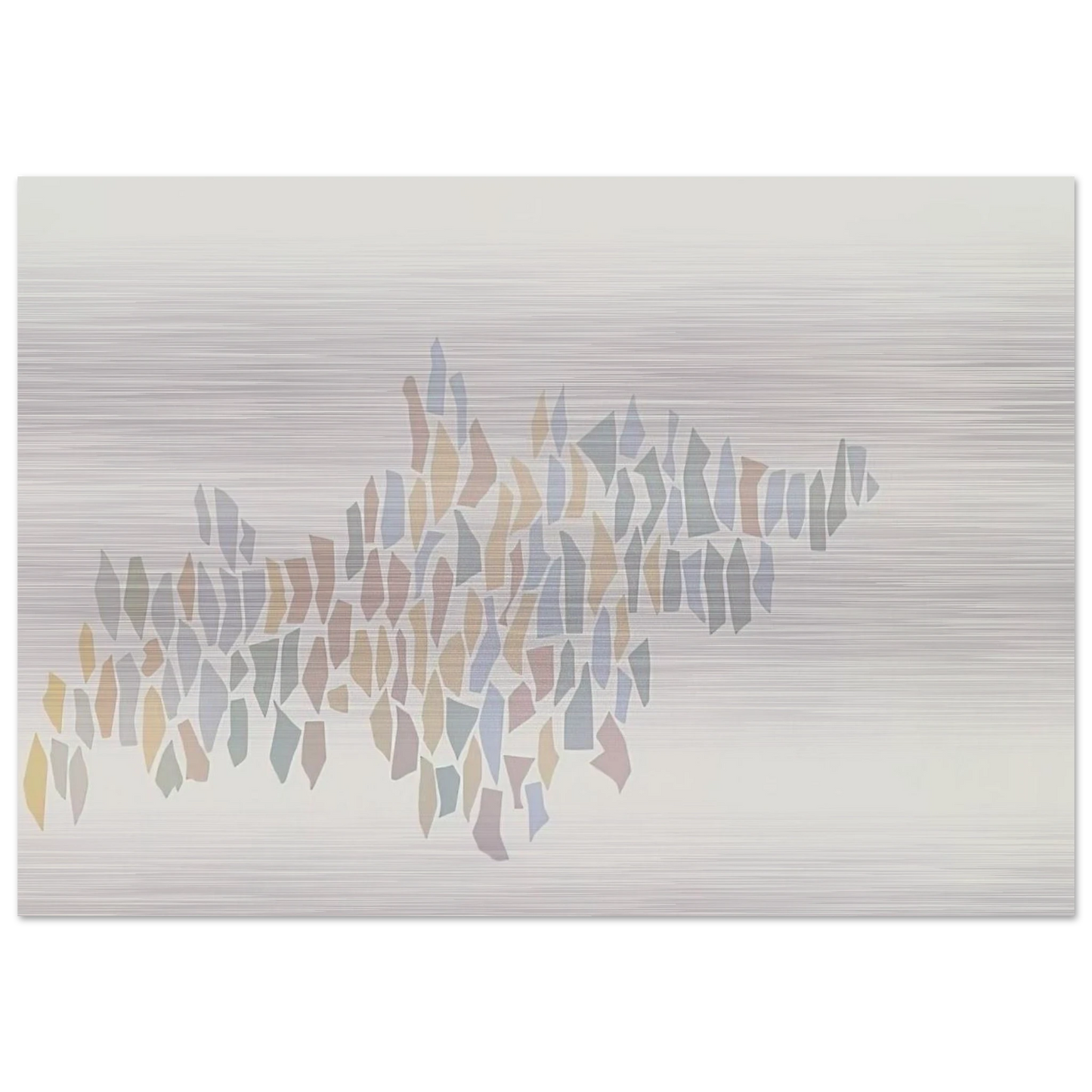Untitled - 1970 - Robert Goodnough Brushed Aluminum Print - 70x100 cm / 28x40 inches | Robert Goodnough Aluminum Print | Robert Goodnough Prints