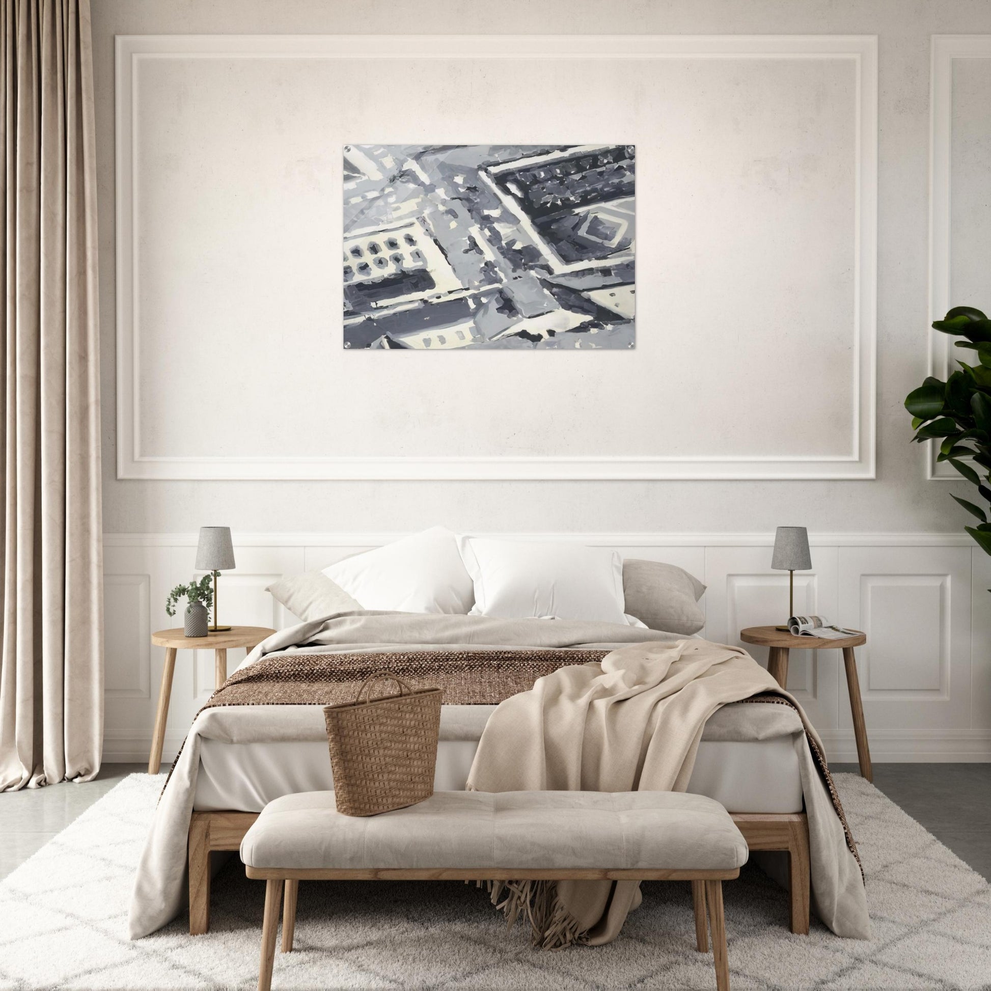 TOWNSCAPE M1 1968 - Gerhard Richter Acrylic Print - 70x100 cm / 28x40″ inches