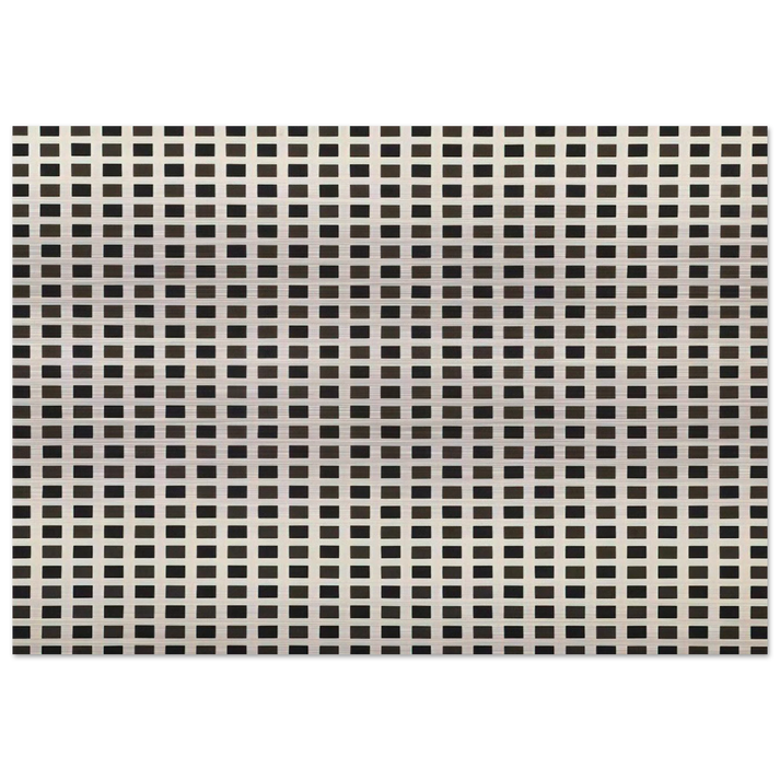 Répartition régulière de carrés - 1971 - Francois Morellet Brushed Aluminum Print - 70x100 cm / 28x40 inches | Francois Morellet Aluminum Print | Francois Morellet Prints
