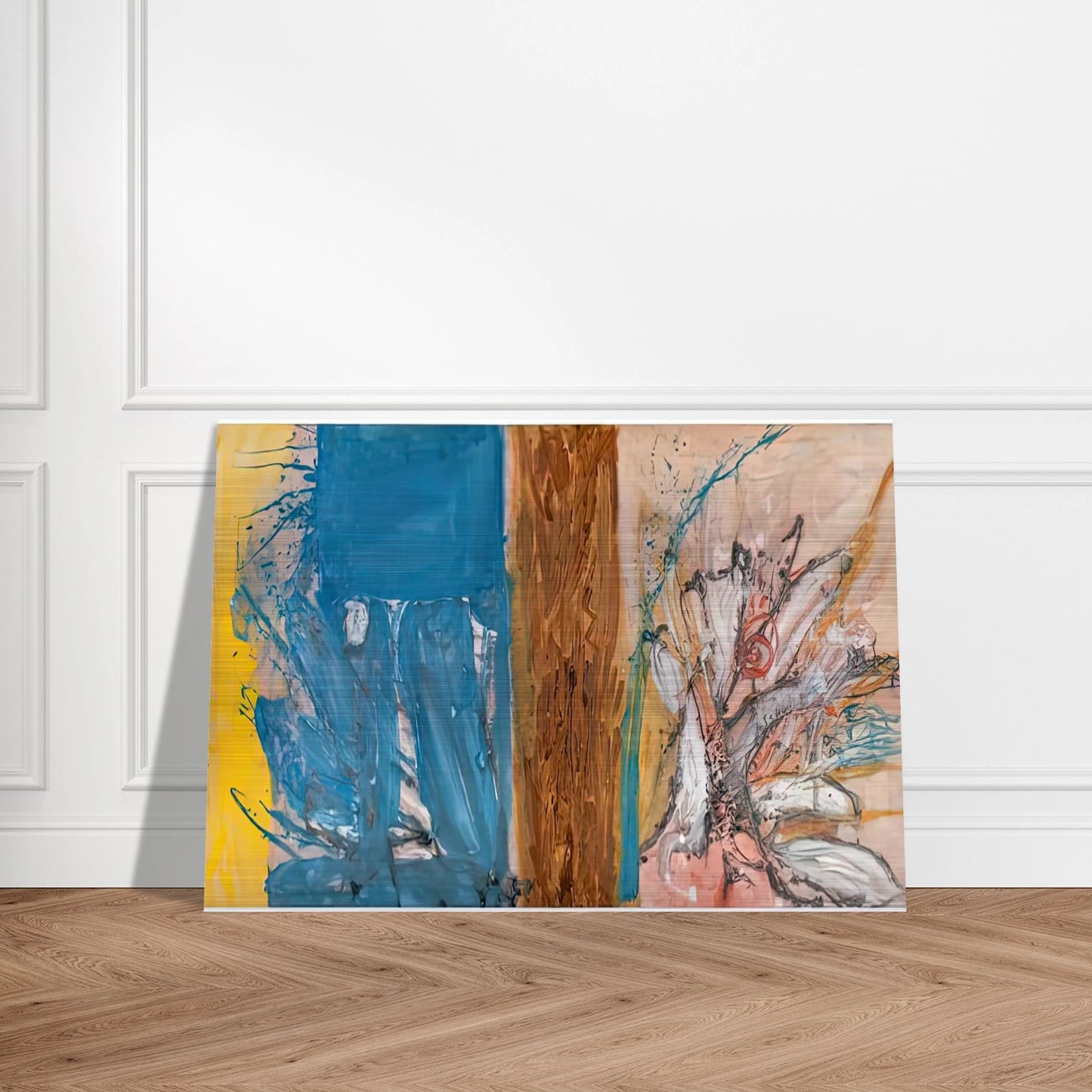 The Façade, 1954- - Helen Frankenthaler Brushed Aluminum Print - 70x100 cm / 28x40 inches | Helen Frankenthaler Aluminum Print | Helen Frankenthaler Prints