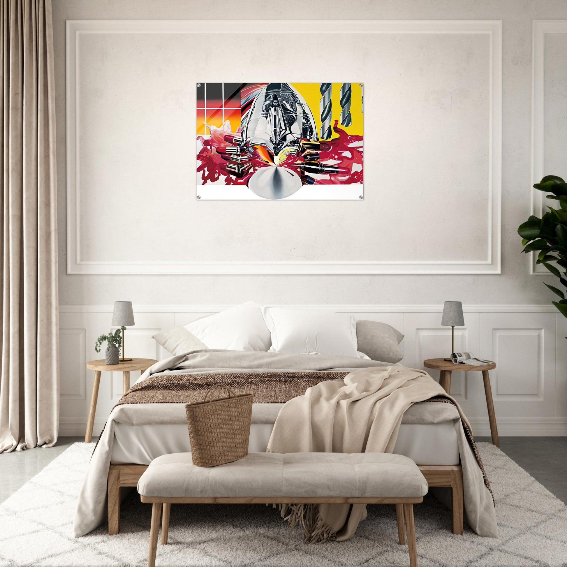 The Swimmer in the Econo-mist  painting 3  - James Rosenquist Acrylic Print - 70x100 cm / 28x40″ inches | James Rosenquist Wall Art | James Rosenquist Prints