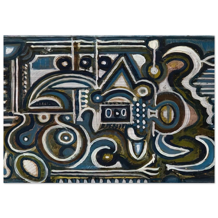Untitled - 1930 - Richard Pousette-Dart Brushed Aluminum Print - 70x100 cm / 28x40 inches | Richard Pousette-Dart Aluminum Print | Richard Pousette-Dart Prints