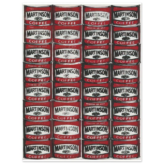 Andy Warhol - Martinson Coffee Fine Art Poster