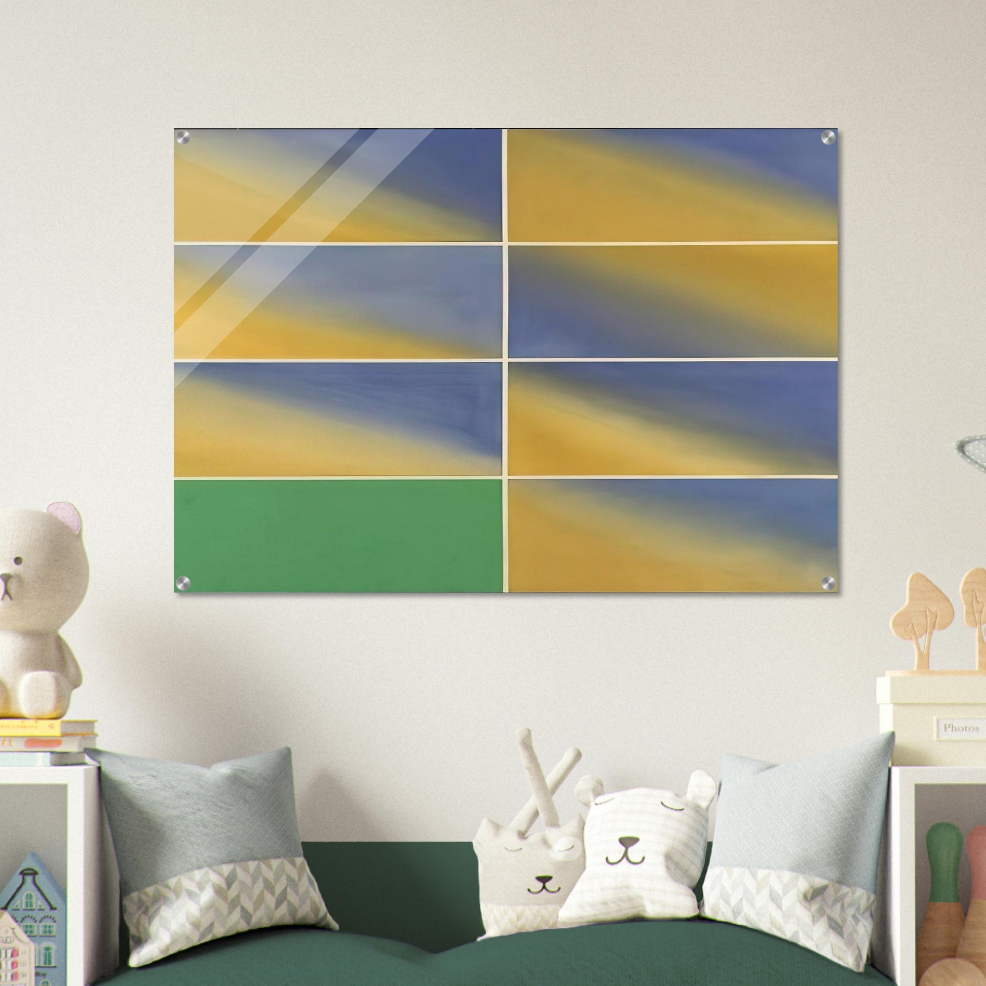 Cambridge Green - 1968 - Mark Lancaster Acrylic Print - 70x100 cm / 28x40″ inches | Mark Lancaster Wall Art | Mark Lancaster Prints