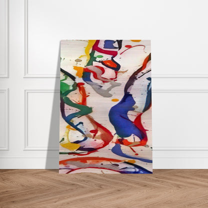Untitled 040 - Sam Francis Brushed Aluminum Print - 70x100 cm / 28x40 inches | Sam Francis Aluminum Print | Sam Francis Prints