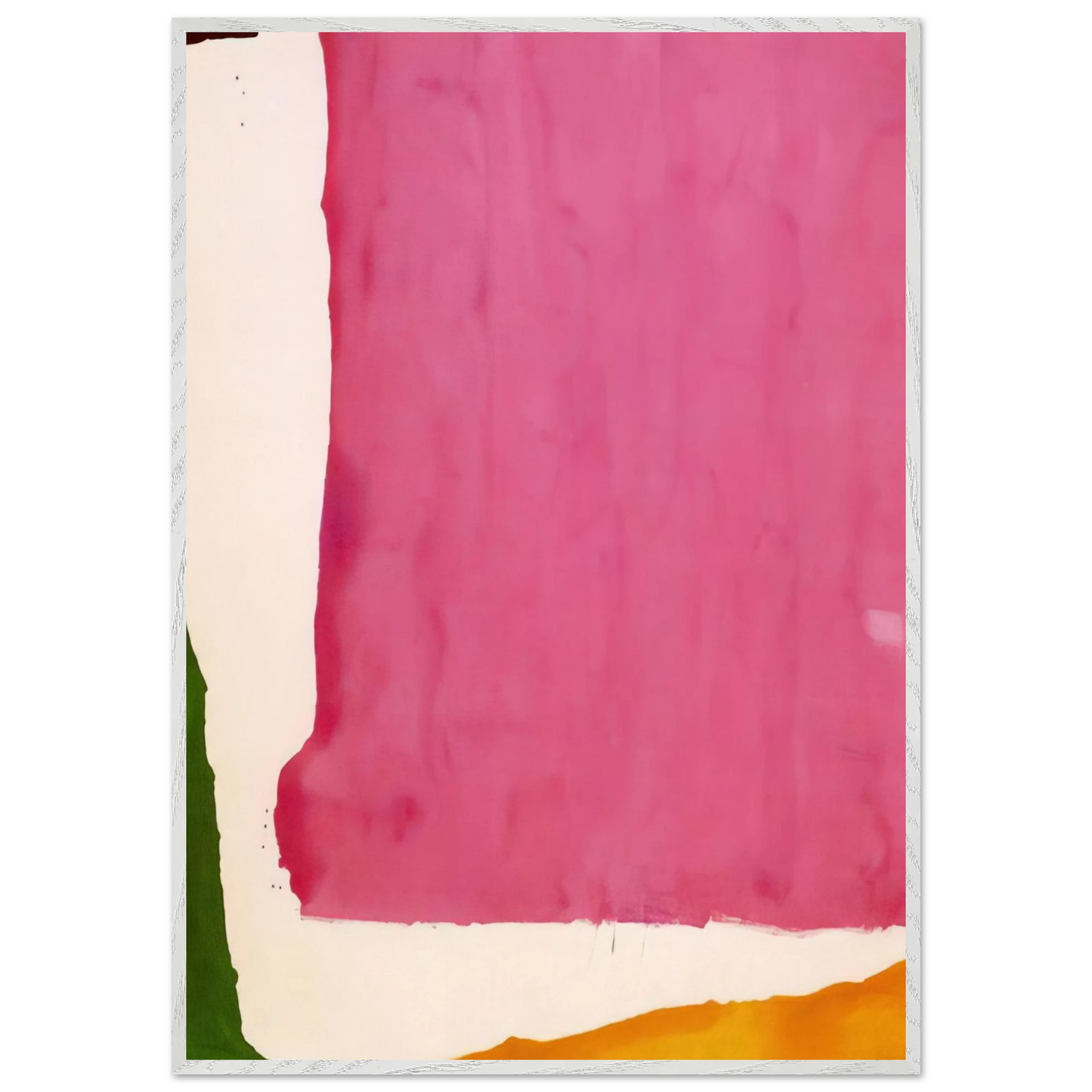 Helen Frankenthaler - Mauve District - 1966 Wall art - A1 (59.4 x 84.1  cm) - Premium Wooden Framed Poster With Fine Art Paper-canvas - Black frame