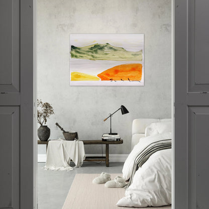 Pomeriggio anemico - 1982 - Mario Schifano Brushed Aluminum Print - 70x100 cm / 28x40 inches | Mario Schifano Aluminum Print | Mario Schifano Prints