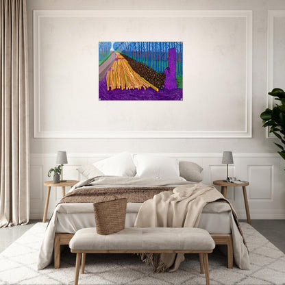 David Hockney - David Hockney Acrylic Print - 70x100 cm / 28x40″ inches | David Hockney Wall Art | David Hockney Prints